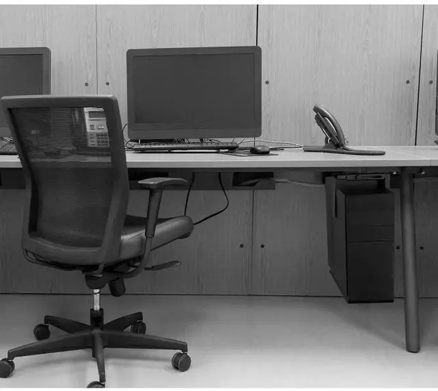 Alt view image 12 of 13 - Mount-It! CPU Under Desk Mount Bracket | 360 Degree Swivel