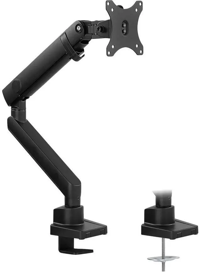 Alt view image 10 of 16 - Mount-It! Mount-lt! Adjustable Monitor Mount Up to 32" Black (MI-2671)