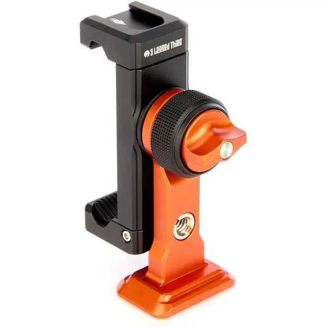 Alt view image 2 of 4 - 3 Legged Thing Phil - Adjustable Phone Holder Lava Orange/Black