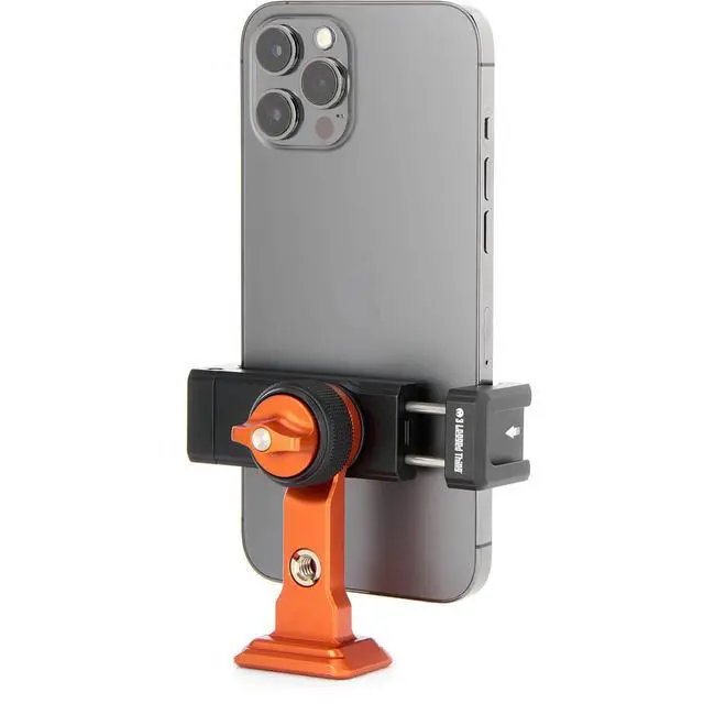Alt view image 3 of 4 - 3 Legged Thing Phil - Adjustable Phone Holder Lava Orange/Black