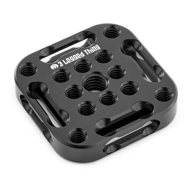 Alt view image 2 of 3 - 3 Legged Thing XPand 50 x 50mm Cheese Plate - Black