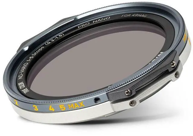 Main image of NiSi JetMag Pro 49MAG 1-5 Stops True Color Nano-Coated Magnetic Variable ND Filter