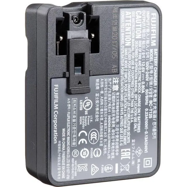 Alt view image 4 of 7 - Fujifilm BC-T125 Battery Charger for GFX 50S Camera, Black