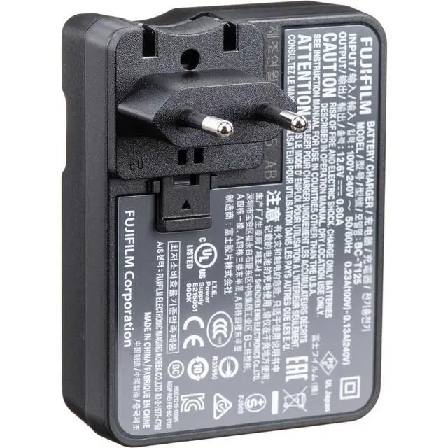 Alt view image 6 of 7 - Fujifilm BC-T125 Battery Charger for GFX 50S Camera, Black