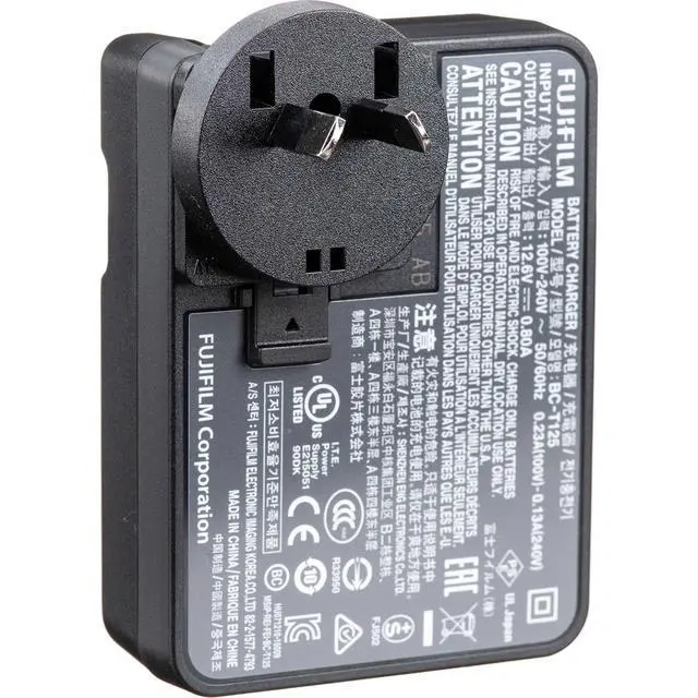 Alt view image 7 of 7 - Fujifilm BC-T125 Battery Charger for GFX 50S Camera, Black