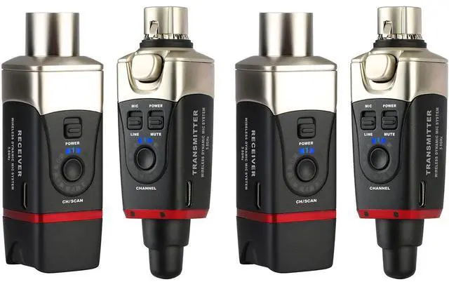 Alt view image 4 of 10 - XVive U35D | Dual 5.8GHz Wireless XLR System for PA, DJ & Stereo Audio