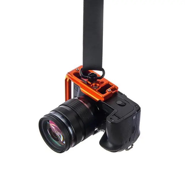 Alt view image 6 of 7 - 3 Legged Thing OLLIE QD Dedicated L-bracket for OM System OM-1 - Copper