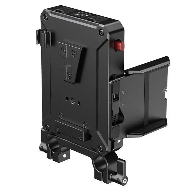 Alt view image 2 of 3 - SmallRig Hot-Swap V-Mount Battery Plate with 15mm Dual-Rod Clamp