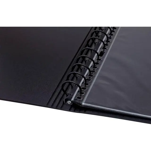 Alt view image 3 of 3 - Itoya Art Profolio Multi-Ring Refillable Binder, Black - 11.7" x 16.5" / A3 Size