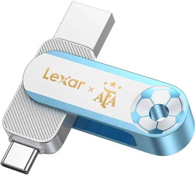 Main image of Lexar Elite Legends Series JumpDrive Dual Drive D500 128GB USB 3.2 Gen 1 Type-A and Type-C Flash Drive