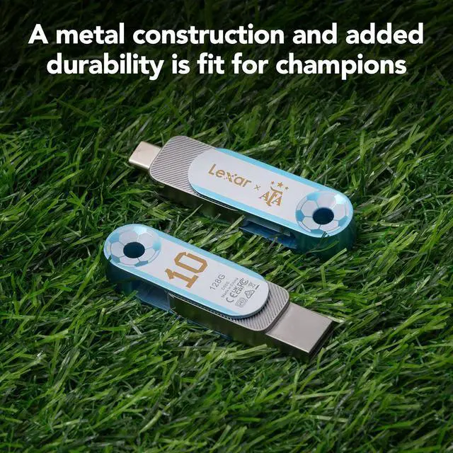 Alt view image 5 of 7 - Lexar Elite Legends Series JumpDrive Dual Drive D500 128GB USB 3.2 Gen 1 Type-A and Type-C Flash Drive