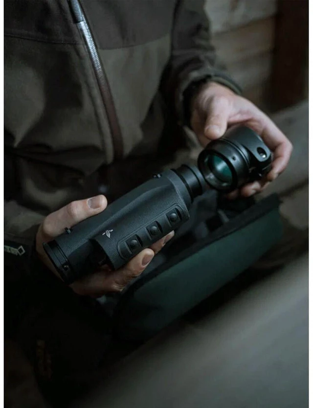 Alt view image 4 of 4 - Swarovski Optik tMA-52 52mm Clip-On Adapter for tM 35 Thermal Monocular
