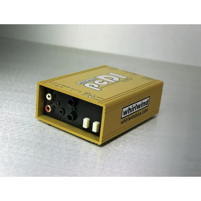 Alt view image 3 of 4 - Whirlwind pcDI Stereo Direct Box with RCA and 1/8" Mini Unbalanced Inputs #PCDI
