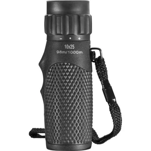 Alt view image 6 of 7 - Barska AA12131 Rubberized 10x25 Waterproof Blackhawk Monocular w/Green Lens