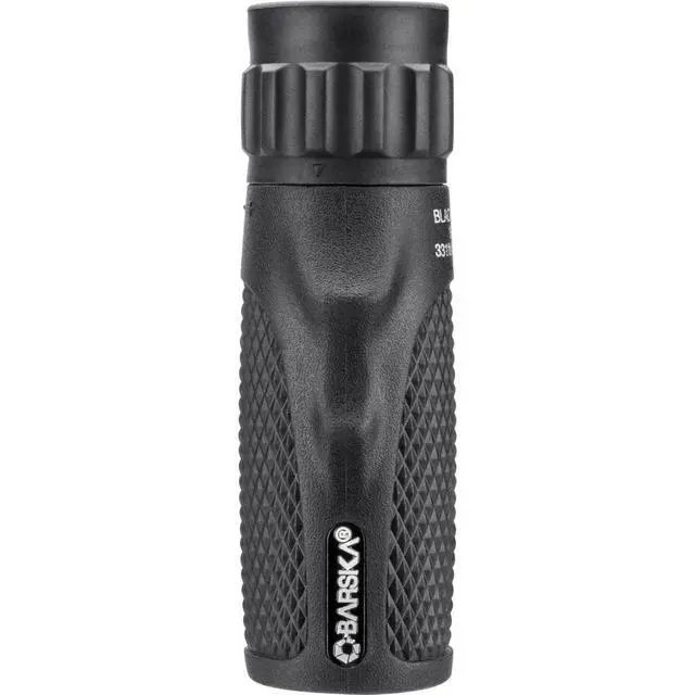 Alt view image 7 of 7 - Barska AA12131 Rubberized 10x25 Waterproof Blackhawk Monocular w/Green Lens