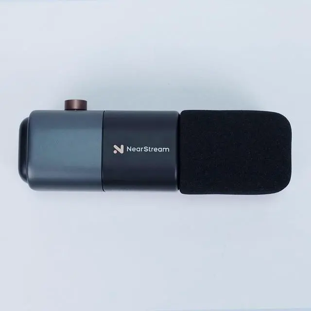 Alt view image 7 of 7 - NearStream AM20X Supercardioid XLR/USB Condenser Podcast Microphone with Boom Arm