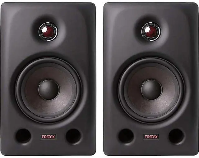 Alt view image 3 of 4 - Fostex PX-5 5.2" 2-way Professional Active Monitor Speaker, 50Hz - 20kHz, Single