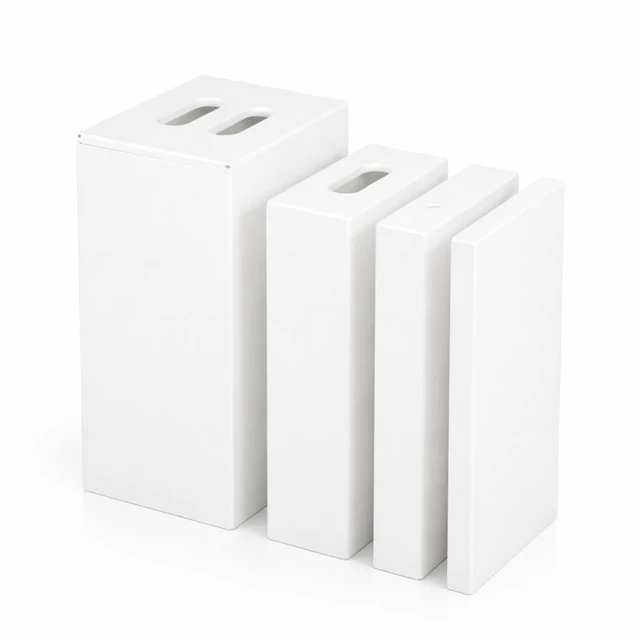 Alt view image 5 of 5 - Flashpoint Nested Apple Box 4-in-1 Photography Set, White