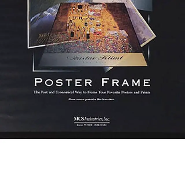 Alt view image 3 of 5 - MCS Acrylic & Corrugated Back Poster Frame for 18x24" Photograph, Black, 6-Pack