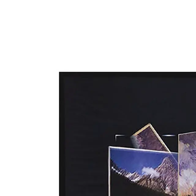Alt view image 4 of 5 - MCS Acrylic & Corrugated Back Poster Frame for 18x24" Photograph, Black, 6-Pack