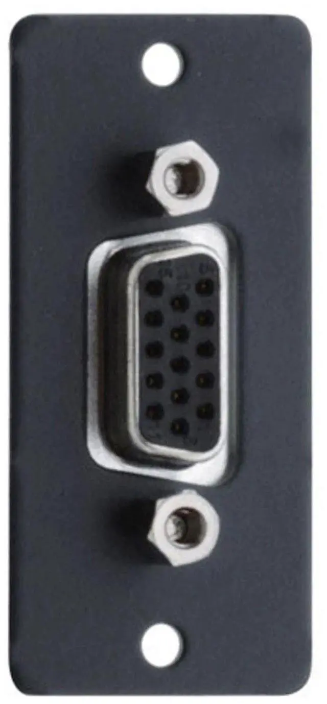 Alt view image 4 of 4 - Kramer Electronics WX-2F 15-Pin HD (F) to 15-Pin HD (F) Wall Plate Insert