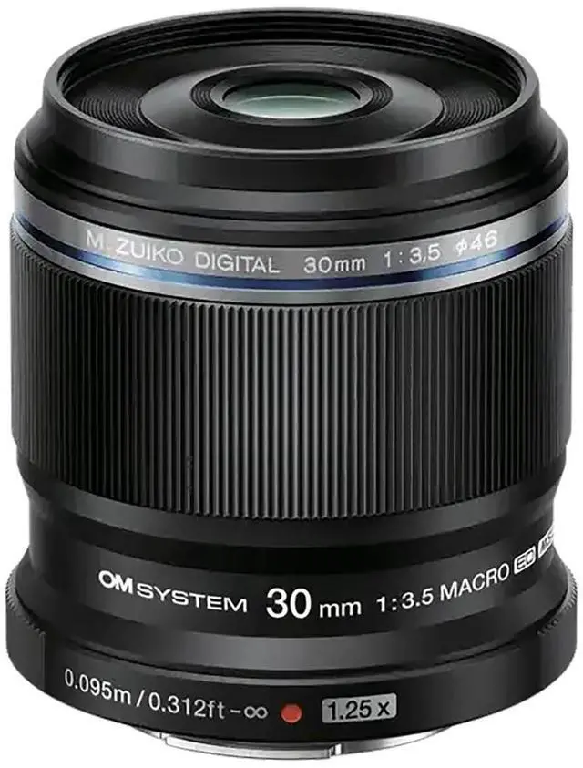 Main image of OM SYSTEM M.Zuiko Digital ED 30mm f/3.5 Macro Lens for Micro Four Thirds
