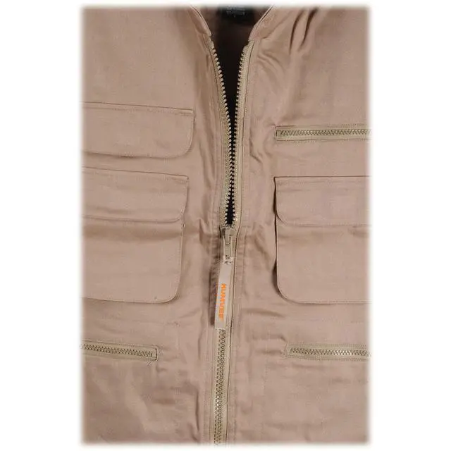 Alt view image 2 of 7 - Campco Humvee 100% Cotton Ranger Vest - Khaki - Medium (M)