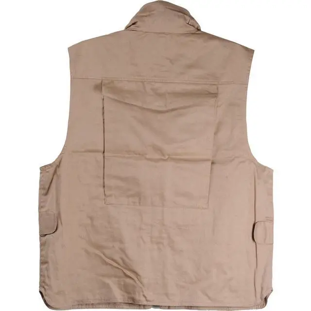 Alt view image 3 of 7 - Campco Humvee 100% Cotton Ranger Vest - Khaki - Medium (M)