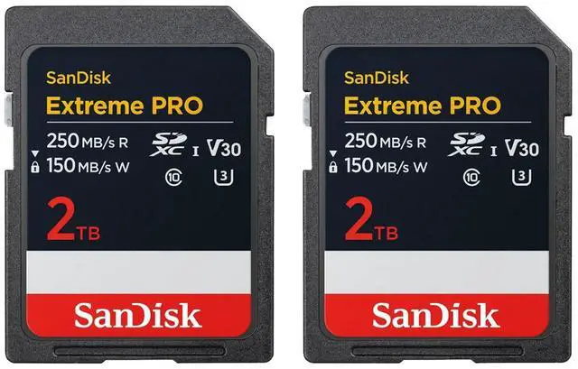 Main image of SanDisk Extreme PRO 2TB UHS-I U3 SDXC Memory Card BUN A