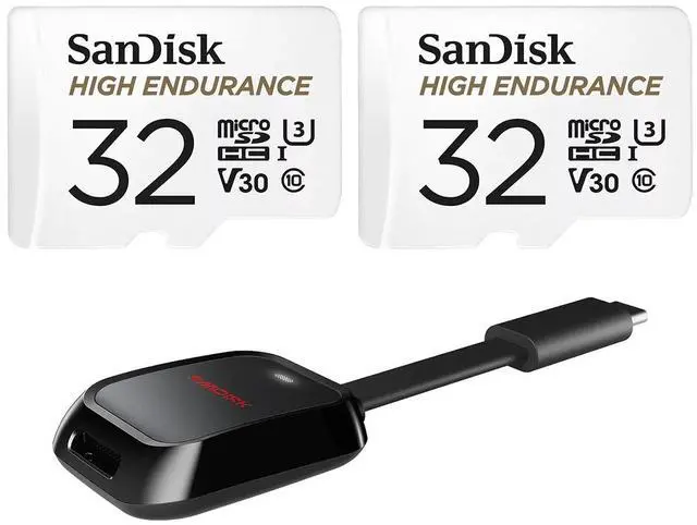 Main image of SanDisk 32GB SanDisk High Endurance microSDHC Card with Adapter Bundle