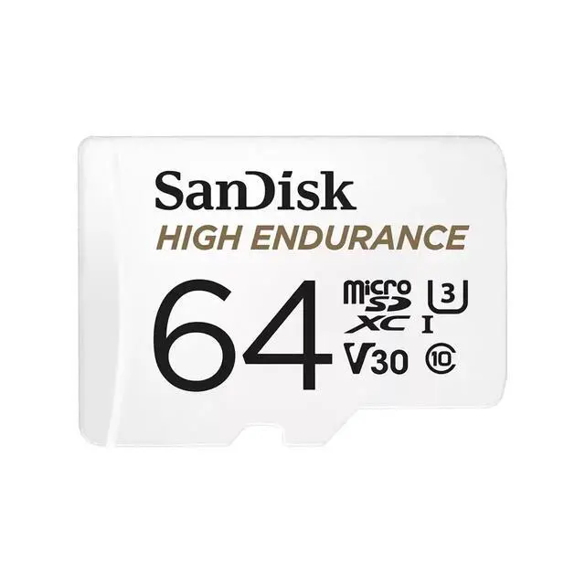 Alt view image 2 of 2 - SanDisk 64GB SanDisk High Endurance microSDHC Card with Adapter Bundle