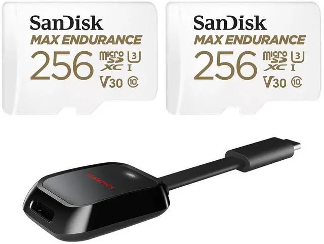 Main image of SanDisk 256GB SanDisk MAX ENDURANCE microSDHC Card with Adapter Bundle