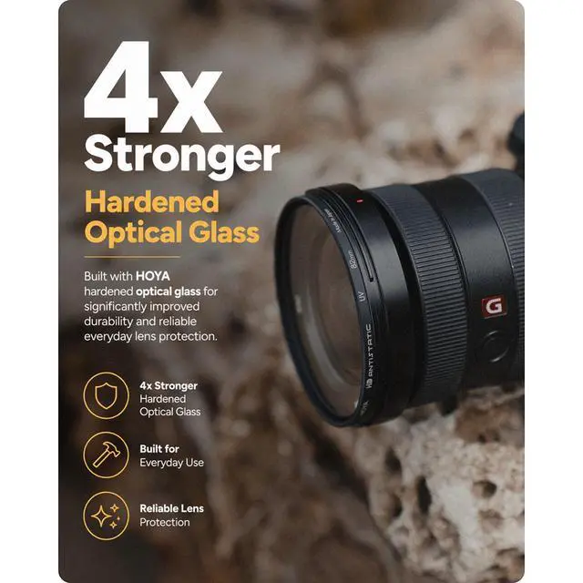Alt view image 6 of 7 - Hoya HOYA HD Antistatic UV Filter 55mm
