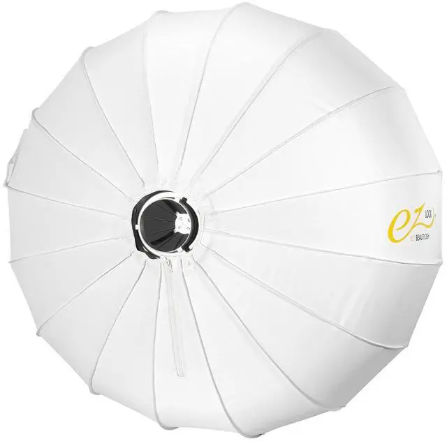 Alt view image 2 of 2 - Glow Elegant Pro White EZ-Lock Collapsible Beauty Dish ( Silver Interior, 42")
