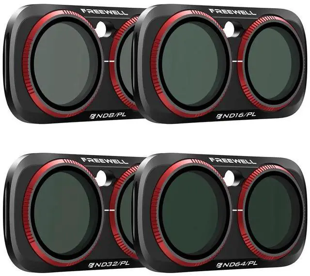 Main image of Freewell Bright Day Magnetic ND/PL Filter Kit for Insta360 Luna Ultra Action Camera, 4-Pack