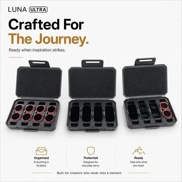 Alt view image 6 of 6 - Freewell Mega Magnetic Filter Kit for Insta360 Luna Ultra Action Camera, 12-Pack