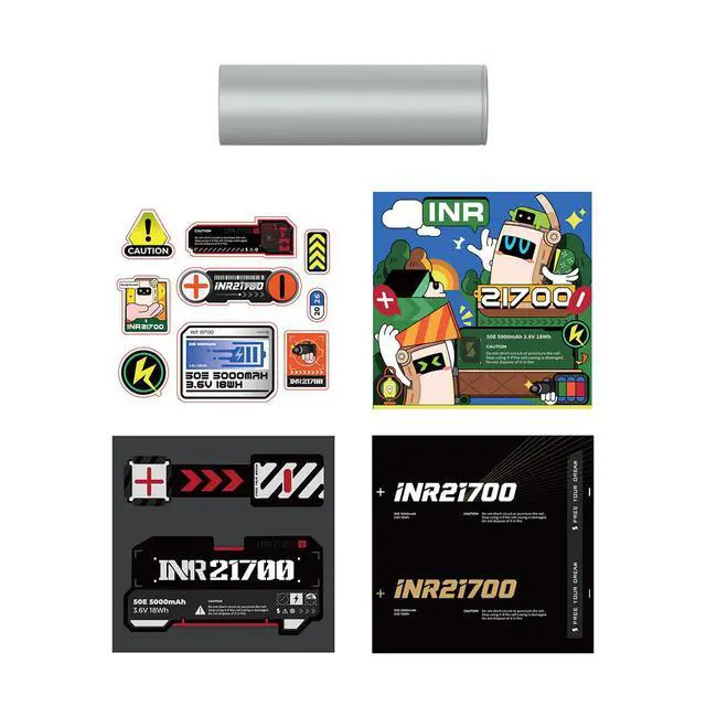 Alt view image 5 of 7 - SmallRig 10000mAh Battery and Charger Kit for 21700 Battery (Black) 6091
