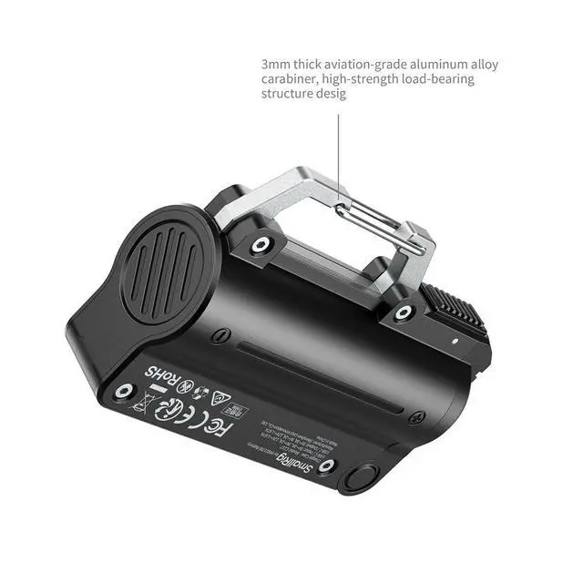Alt view image 6 of 7 - SmallRig 10000mAh Battery and Charger Kit for 21700 Battery (Black) 6091