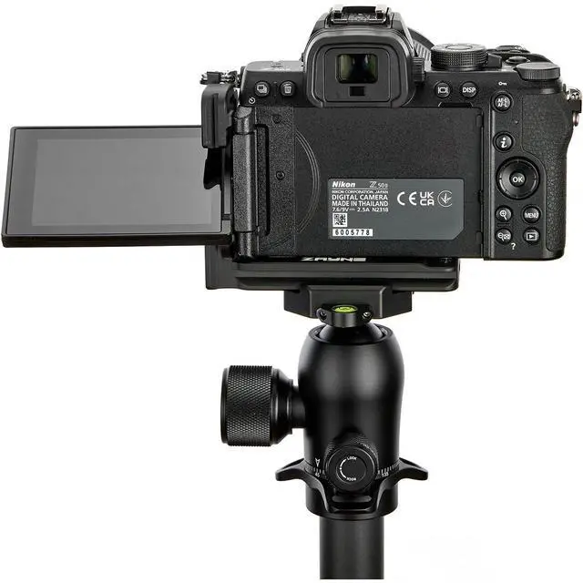 Alt view image 5 of 7 - 3 Legged Thing ZAYNE QD-Compatible Dedicated L-bracket for Nikon Z50 II - Darkness
