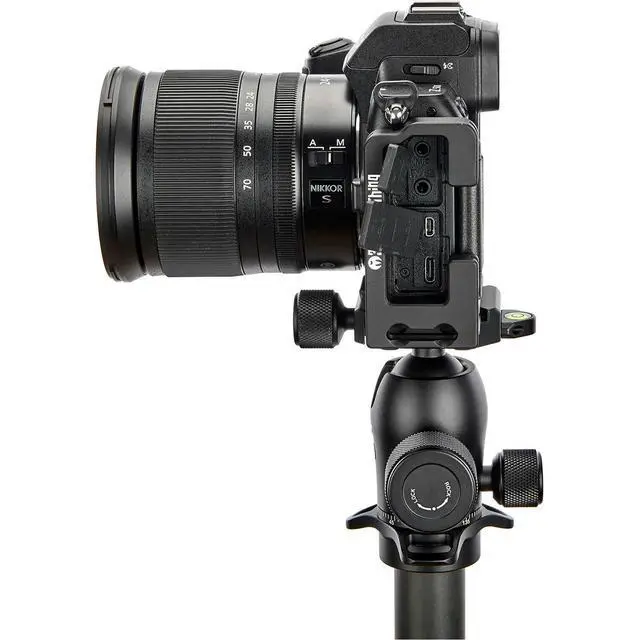 Alt view image 7 of 7 - 3 Legged Thing ZAYNE QD-Compatible Dedicated L-bracket for Nikon Z50 II - Darkness