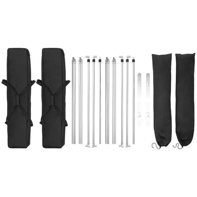 Alt view image 3 of 4 - Westcott V-Flat Fabric with Frame, 2-Pack, 1x White & 1x Black