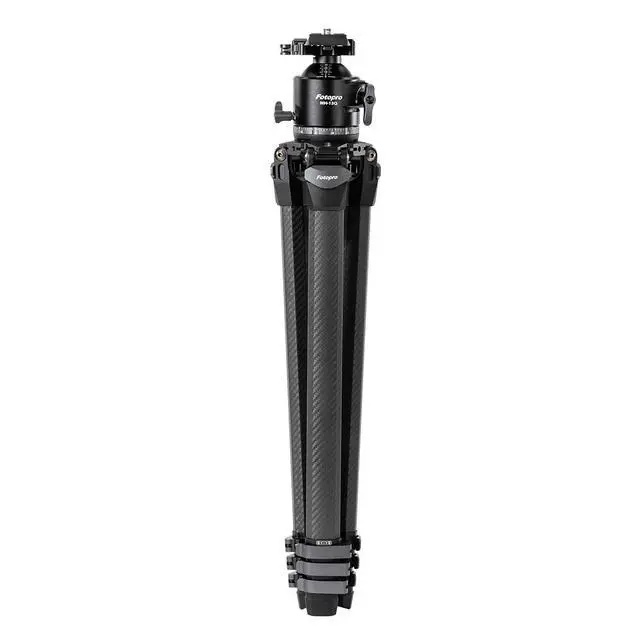 Alt view image 4 of 7 - FotoPro Origin O-10 Carbon Fiber Tripod wIth MH-13Q Ball Head, Gray