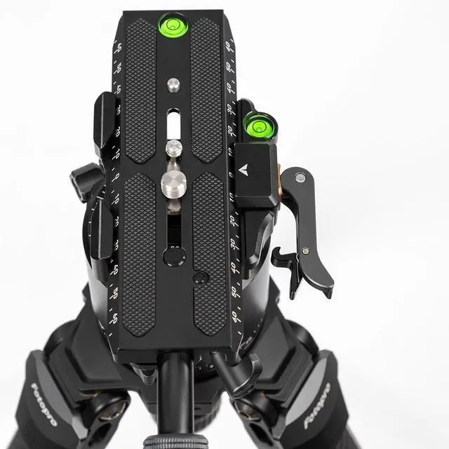 Alt view image 6 of 7 - FotoPro Origin O-10 Carbon Fiber Tripod wIth MH-13Q Ball Head, Gray