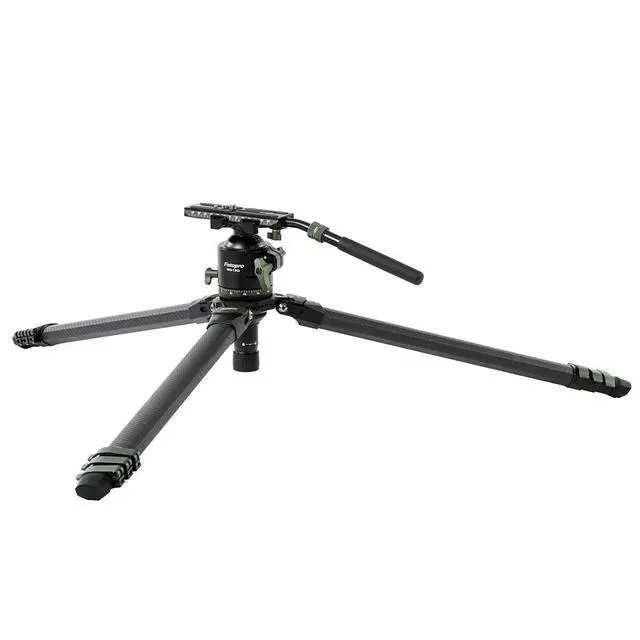 Alt view image 4 of 7 - FotoPro Origin O-10 Carbon Fiber Tripod wIth MH-13Q Ball Head, Green