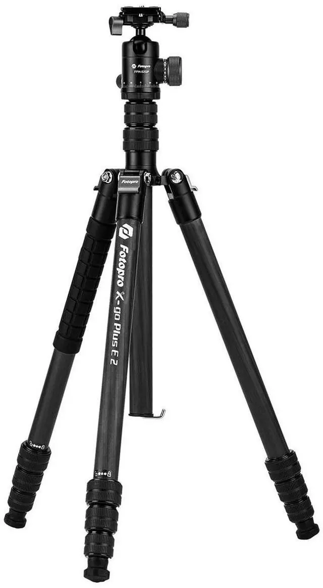 Main image of FotoPro X-Go Plus E2 4-Section Carbon Fiber Tripod/Monopod with FPH-52QP Ball Head