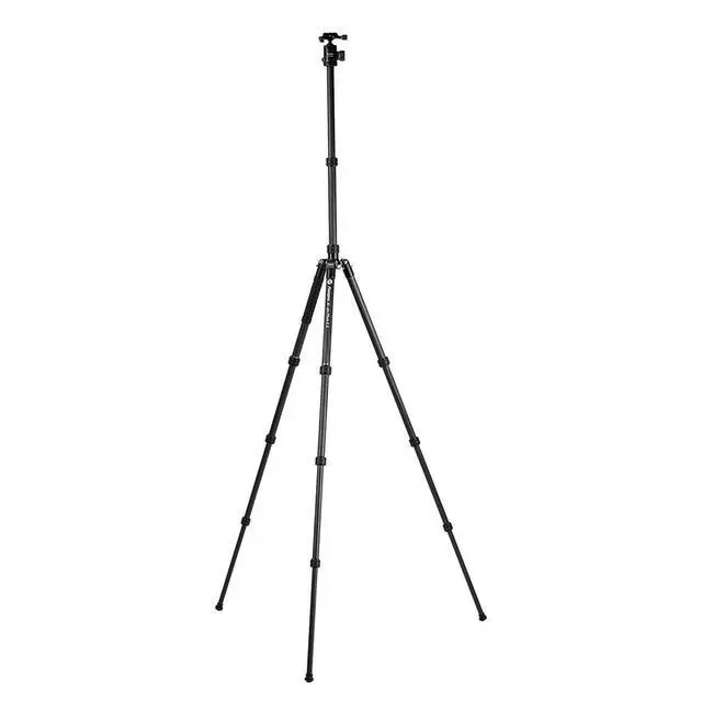 Alt view image 4 of 7 - FotoPro X-Go Plus E2 4-Section Carbon Fiber Tripod/Monopod with FPH-52QP Ball Head