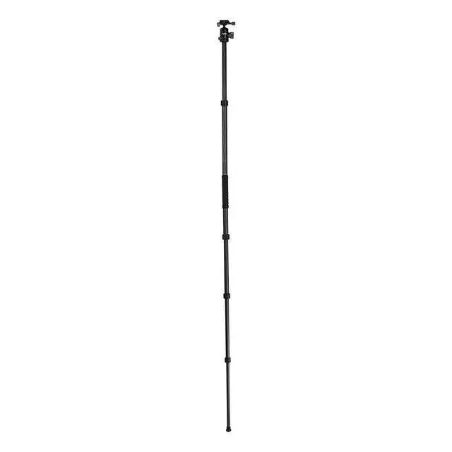 Alt view image 6 of 7 - FotoPro X-Go Plus E2 4-Section Carbon Fiber Tripod/Monopod with FPH-52QP Ball Head