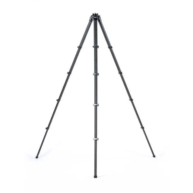 Alt view image 2 of 7 - FotoPro Origin O-9 Carbon Fiber Tripod wIth MH-12 Fluid Head, Gray