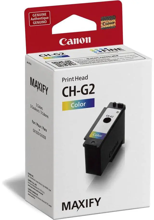 Alt view image 3 of 3 - Canon CH-G2 Color Ink Print Head for MAXIFY GX2020 & GX1020 MegaTank Printers