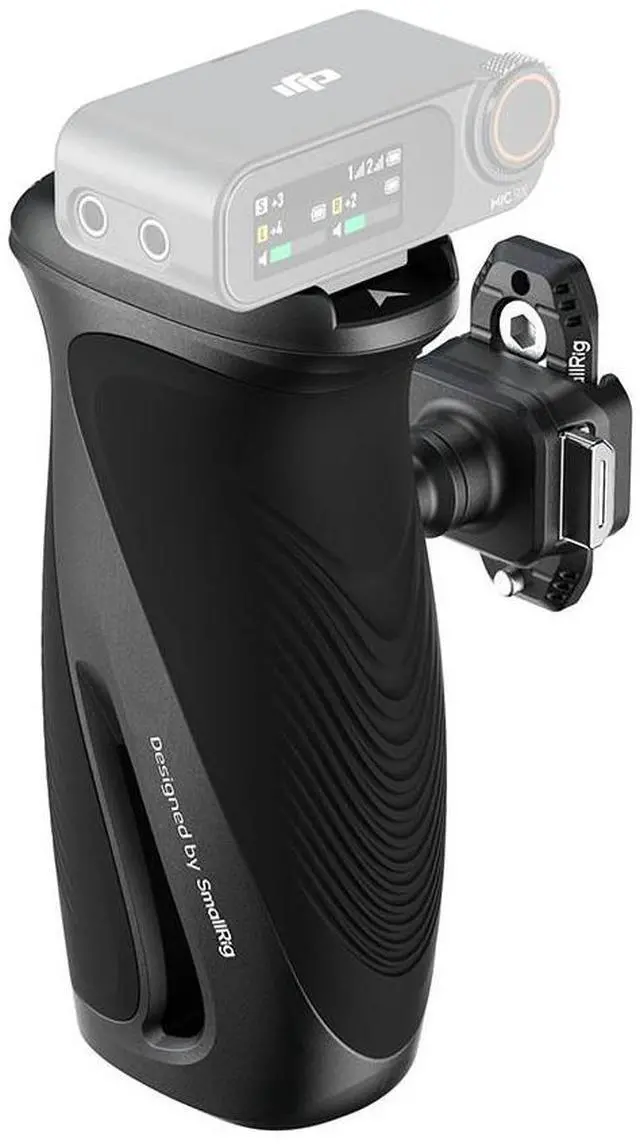 Alt view image 5 of 7 - SmallRig Rotating Side Handle with HawkLock H21 Quick Release NATO Clamp, Black